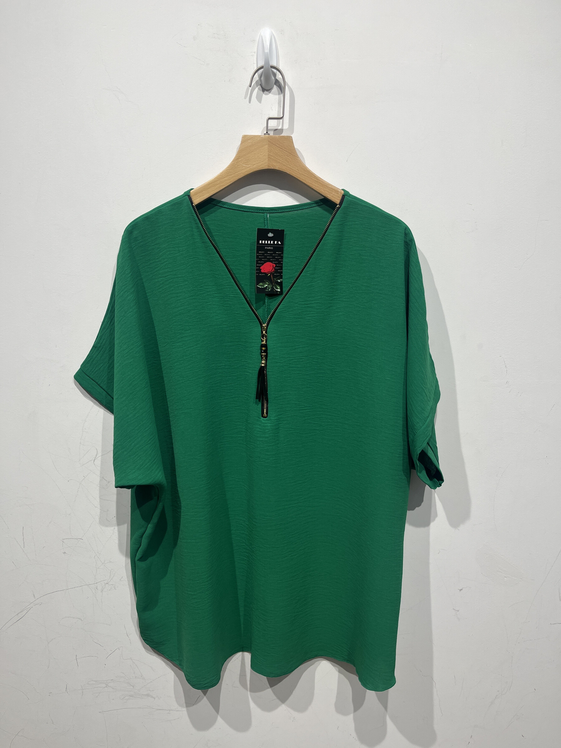 Grossista Belle Fa - Tunica ampia con zip. 5881-226