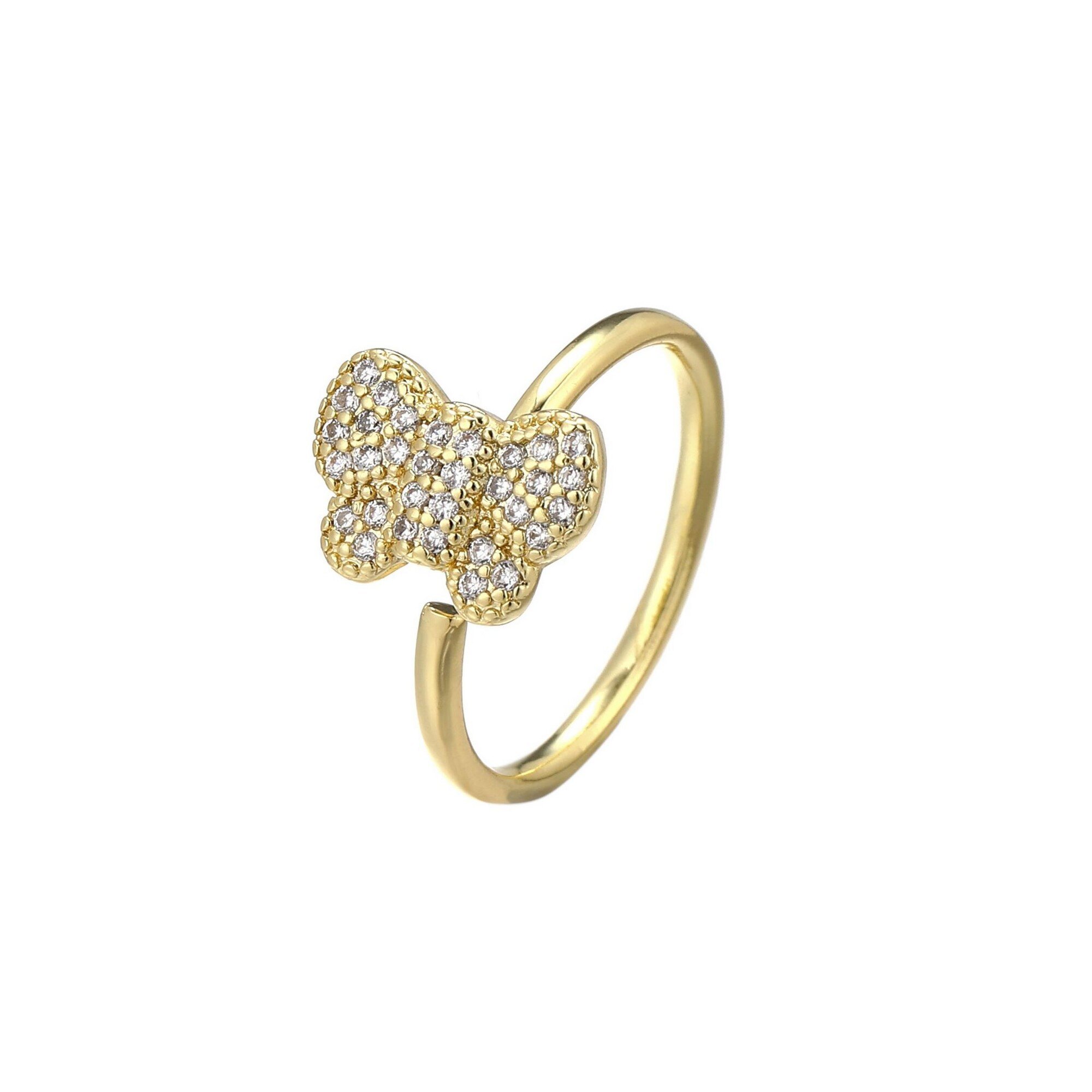 Mayorista BELLE MISS - Anillo Antiestrés Giratorio Mariposa