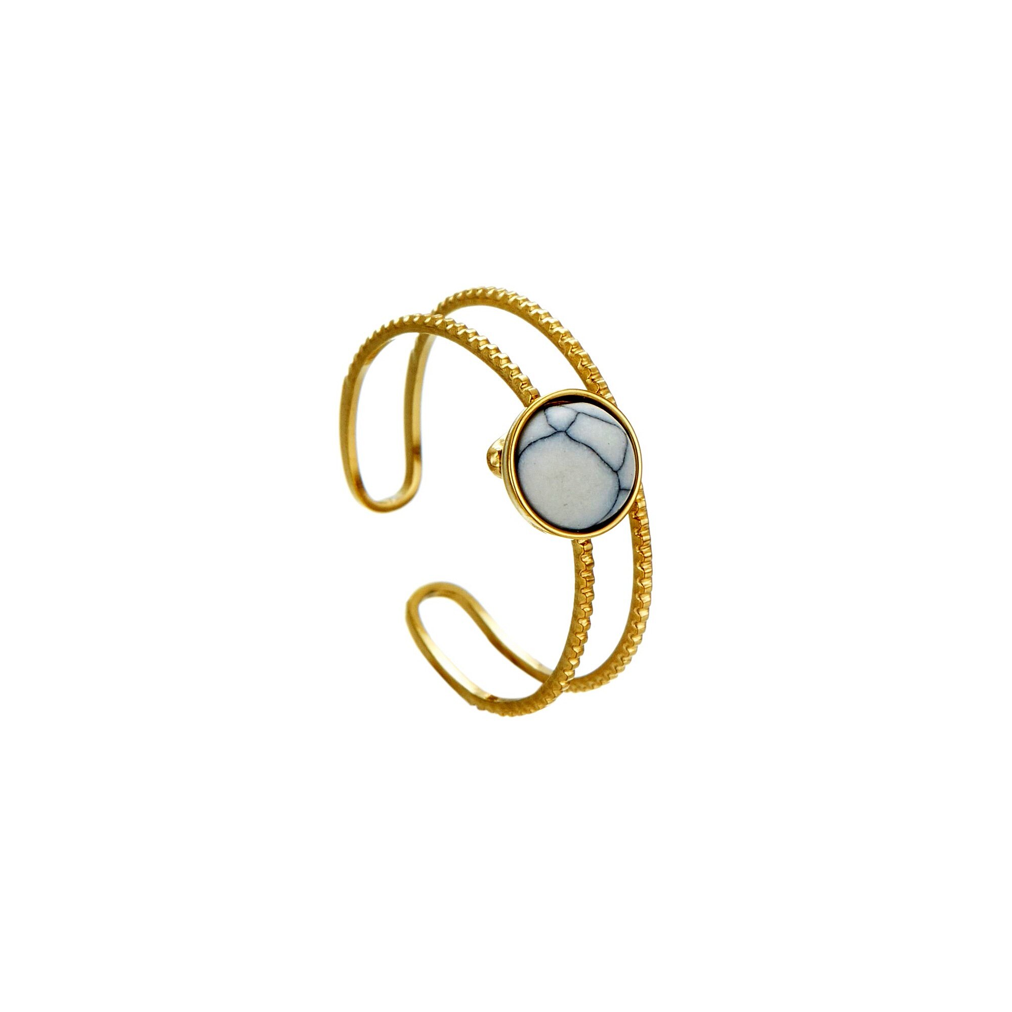 Mayorista BELLE MISS - Umia - Anillo de Acero Ajustable