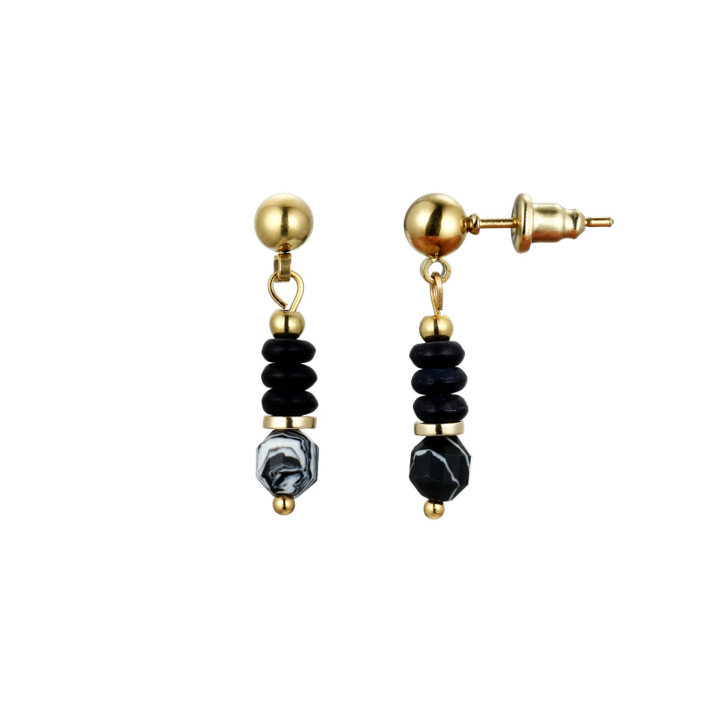 Grossiste BELLE MISS - Ursule - Boucle d'oreille acier