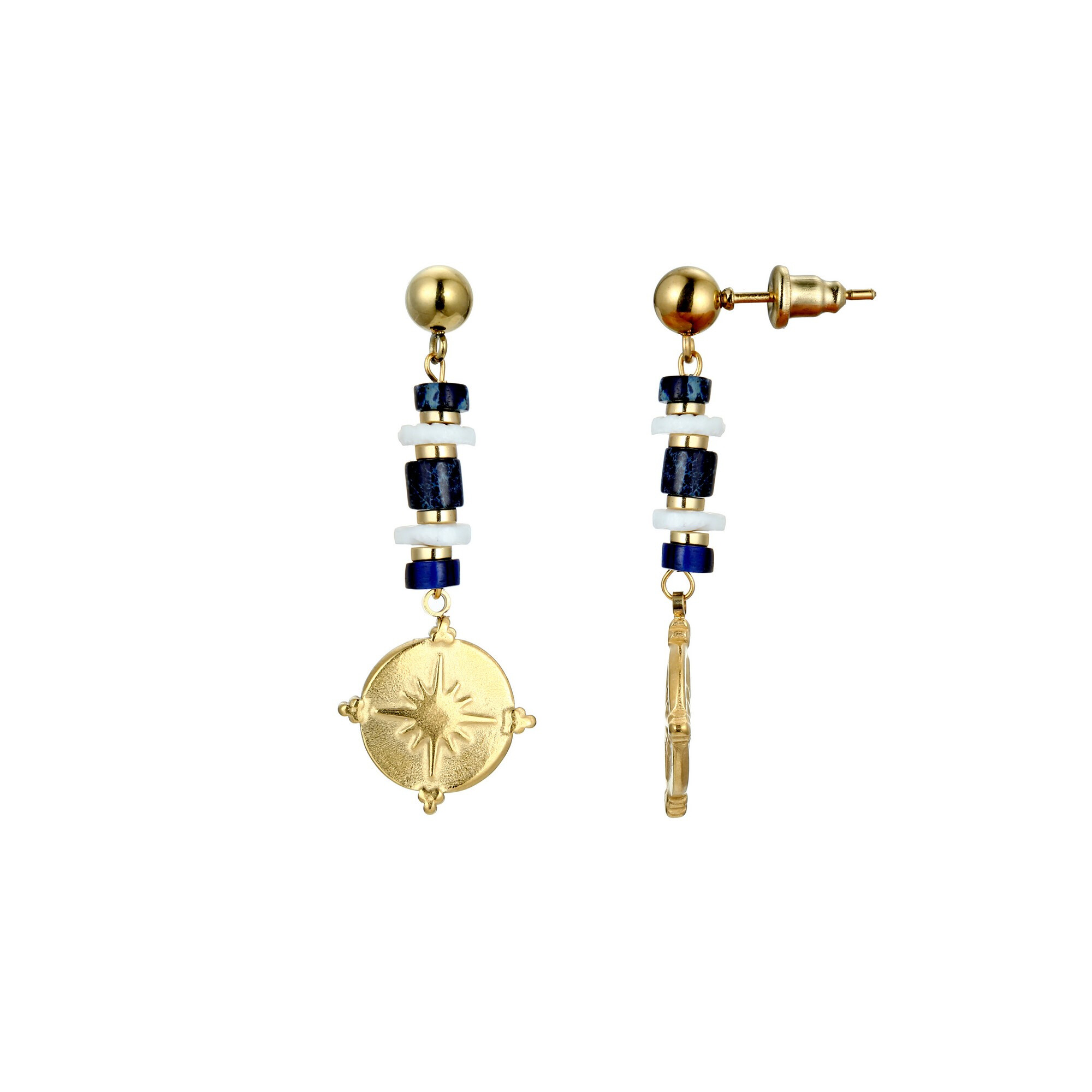 Grossiste BELLE MISS - Urmi - Boucle d'oreille tige acier