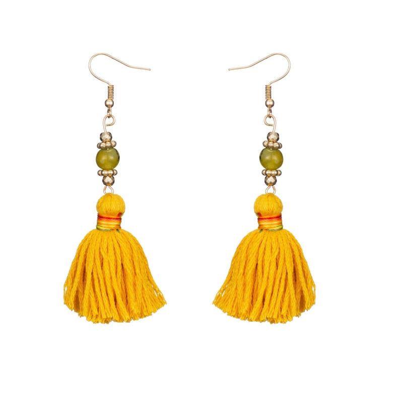 Grossiste BELLE MISS - Boucle d'oreilles pomponTaliya