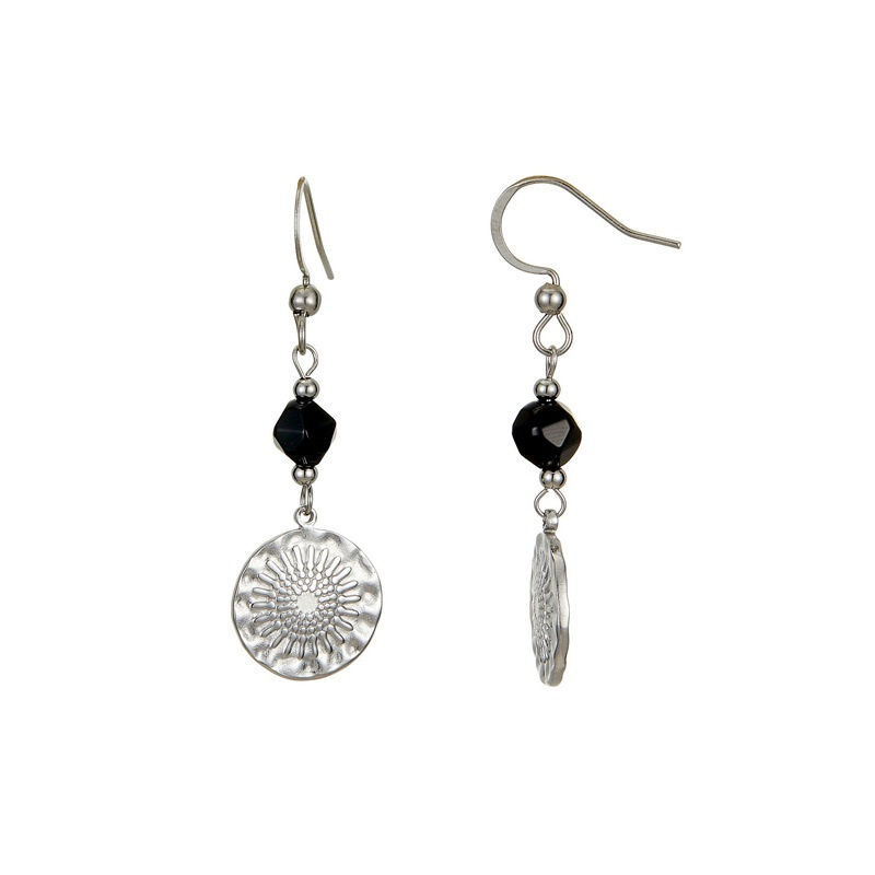 Grossiste BELLE MISS - boucles d'oreilles acier et pierres