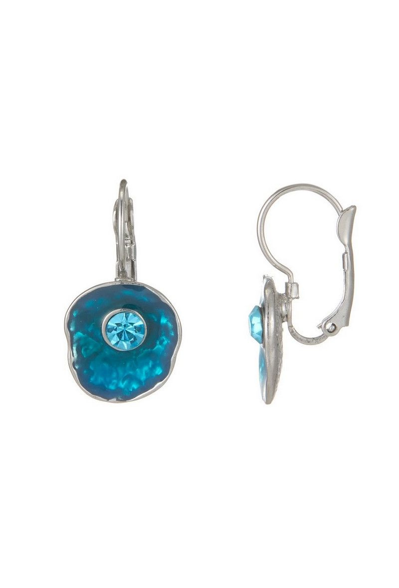 Grossiste BELLE MISS - boucle d'oreille dormeuse émaillé