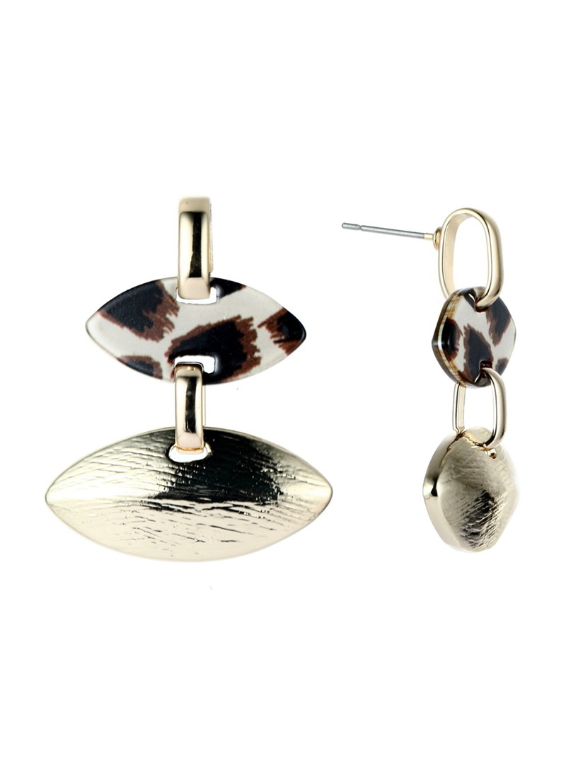 Wholesaler BELLE MISS - Necklace with metal and acrylic plaque