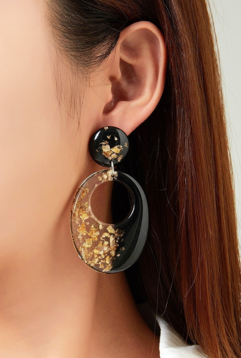 Wholesaler BELLE MISS - Resin and sequin earring