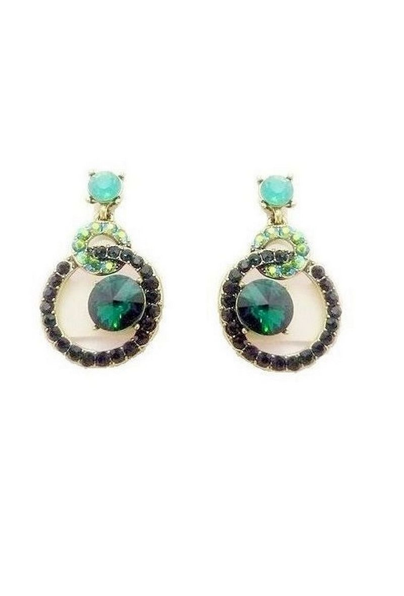 Wholesaler BELLE MISS - rhinestone earrings 1410041
