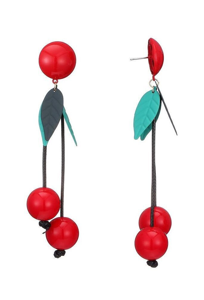 Wholesaler BELLE MISS - Liena - Red stud earrings