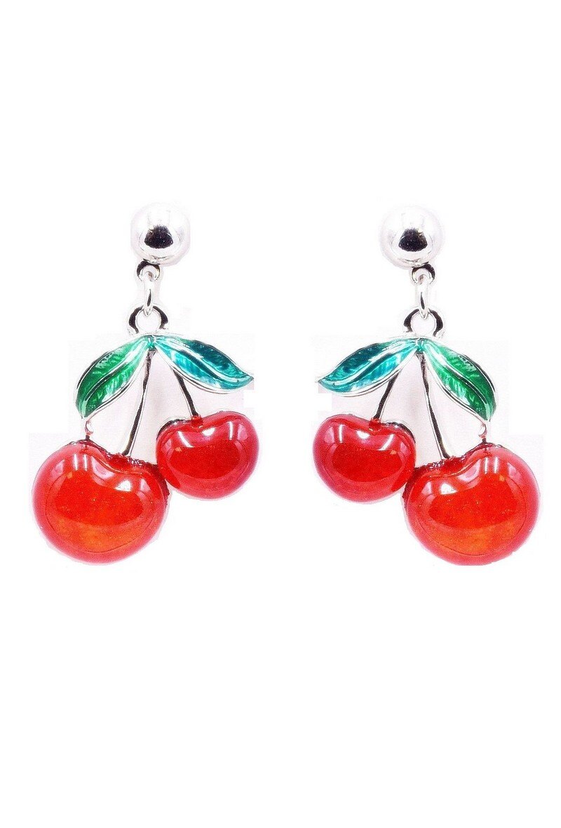 Mayorista BELLE MISS - Luna - Pendientes de tallo rojo