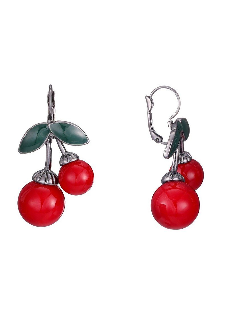 Mayorista BELLE MISS - Merve - Pendientes rojos dormilones