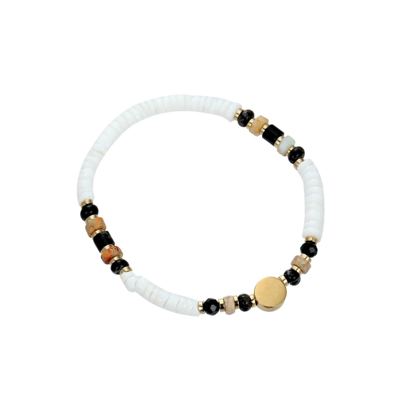 Grossista BELLE MISS - Ursel - Bracciale elastico in acciaio