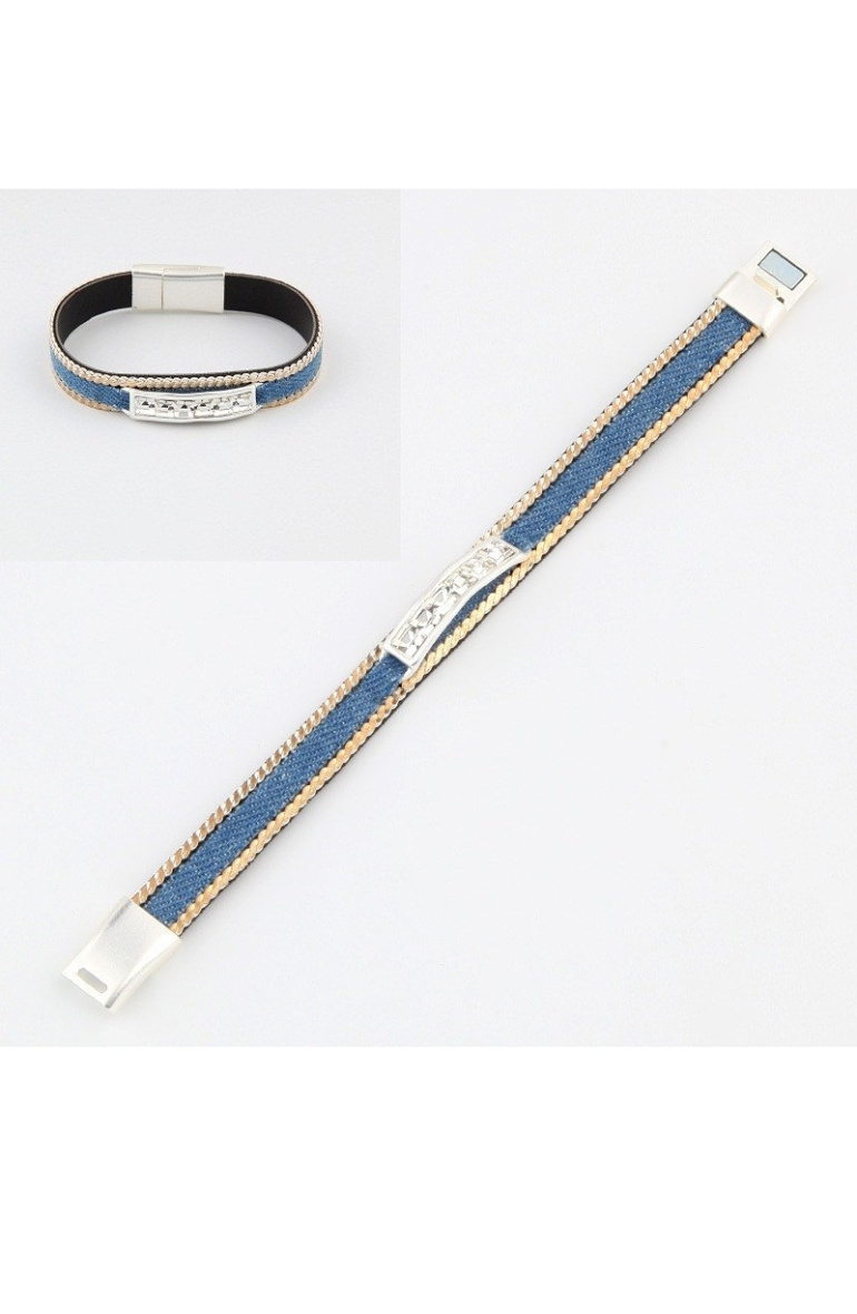 Mayorista BELLE MISS - Pulsera vaquera con cierre magnético