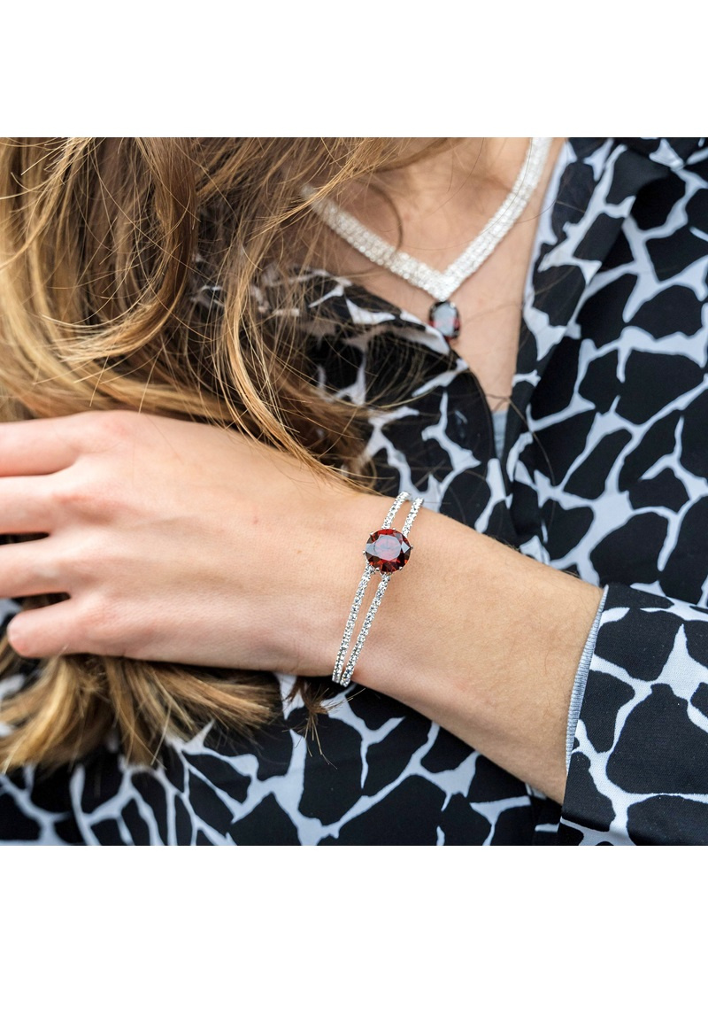 Wholesaler BELLE MISS - semi-rigid crystal bracelet