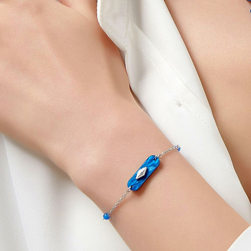 Grossiste BELLE MISS - bracelet acier et nacre