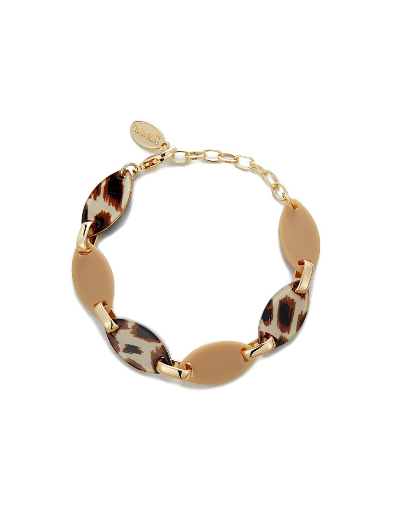 Grossista BELLE MISS - bracciale con targa in metallo e acrilico