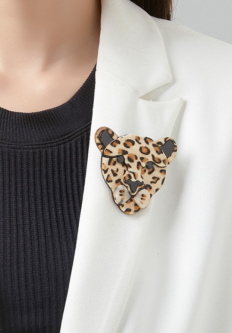 Wholesaler BELLE MISS - Leopard pin brooch