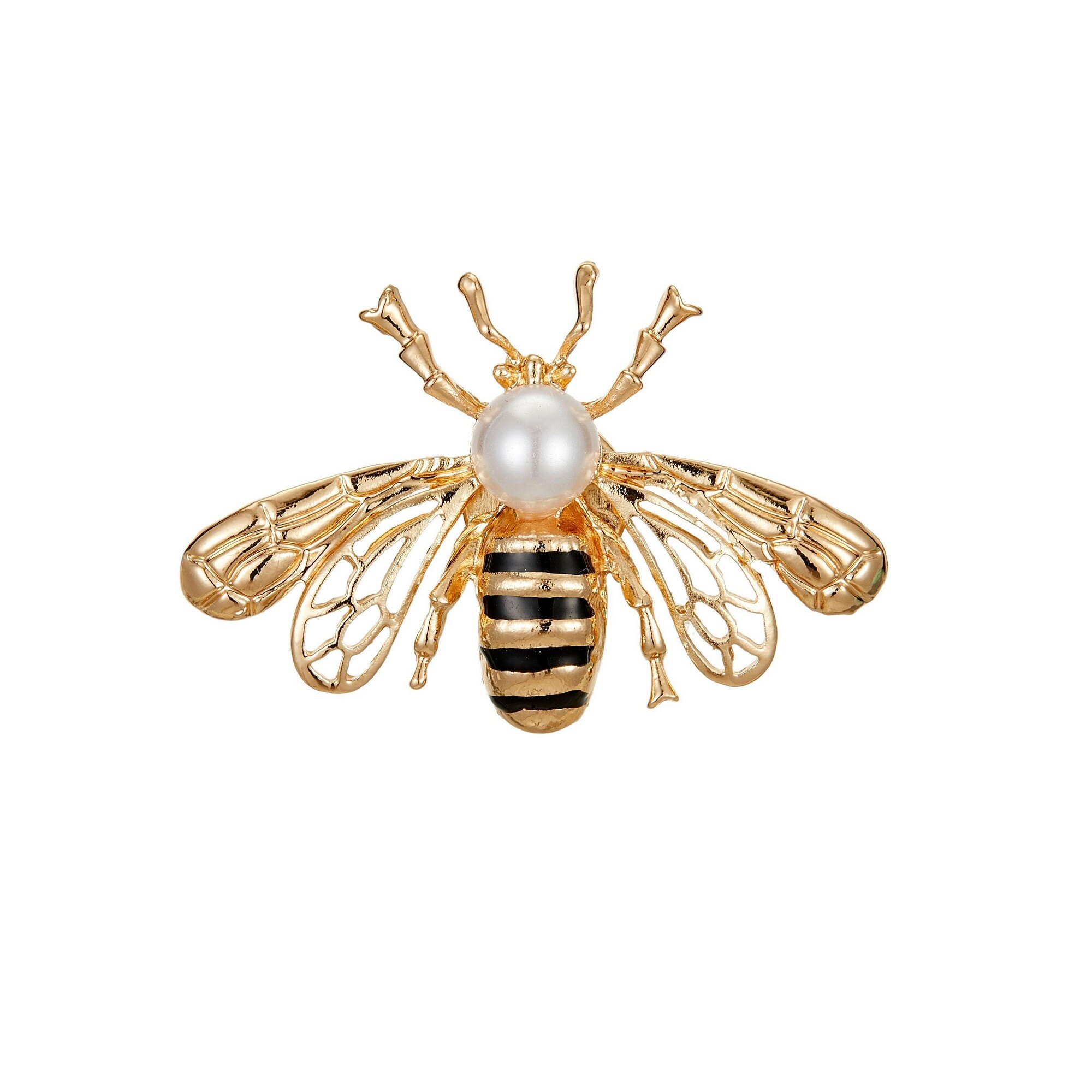 Mayorista BELLE MISS - Broche Magnético Obbaha con Diseño de Abeja Dorada Esmaltada