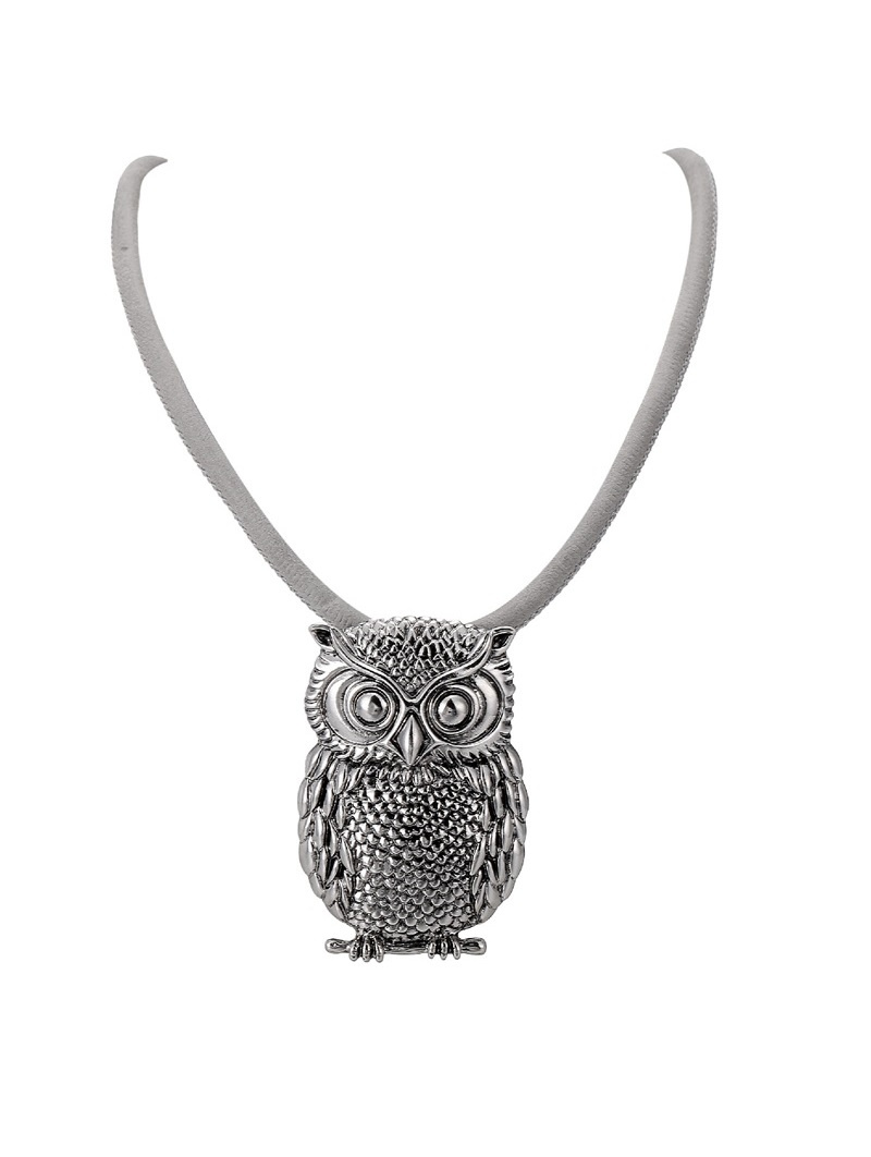 Mayorista BELLE MISS - Collar de cordón con colgante de búho