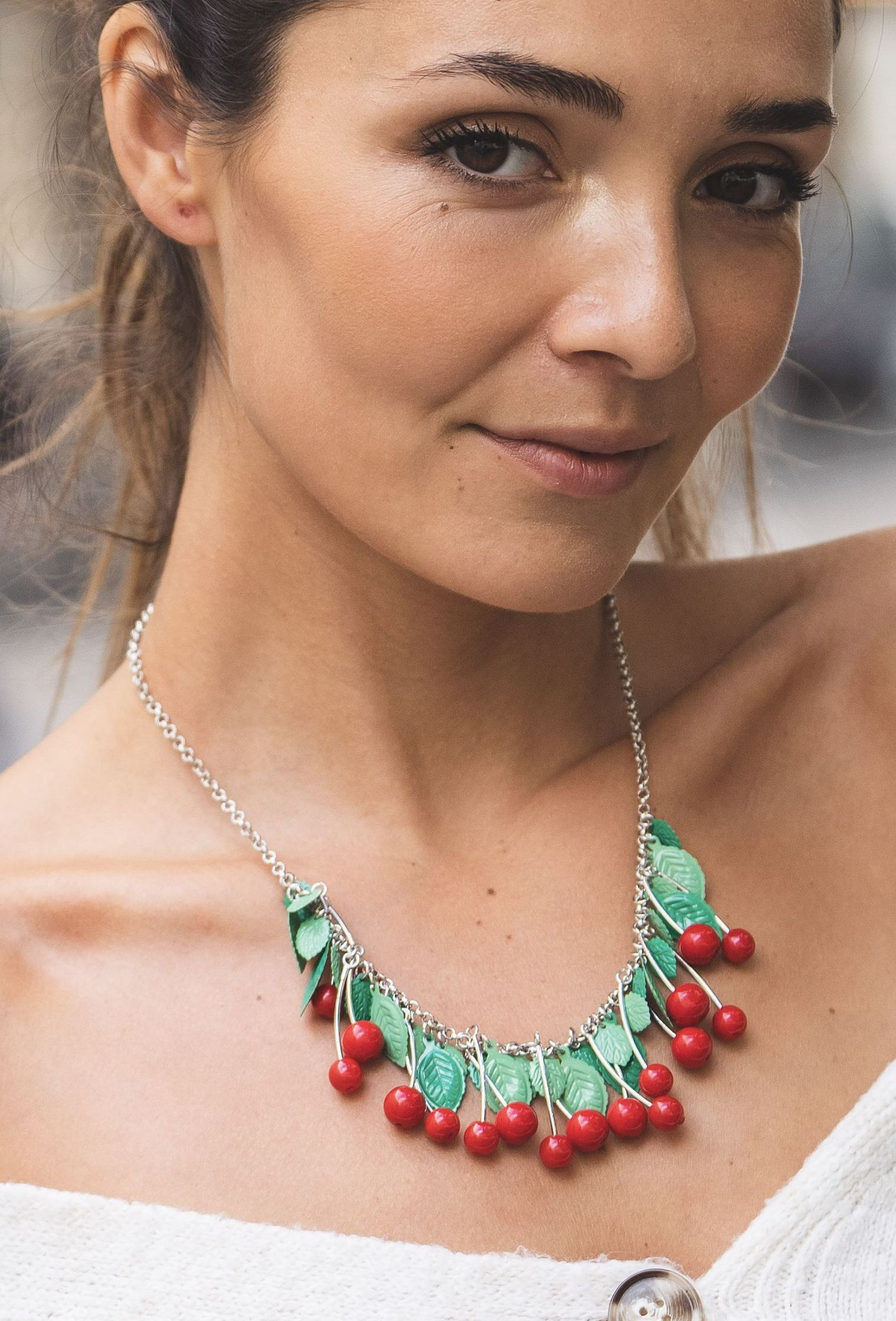 Wholesaler BELLE MISS - Chloe - Red necklace
