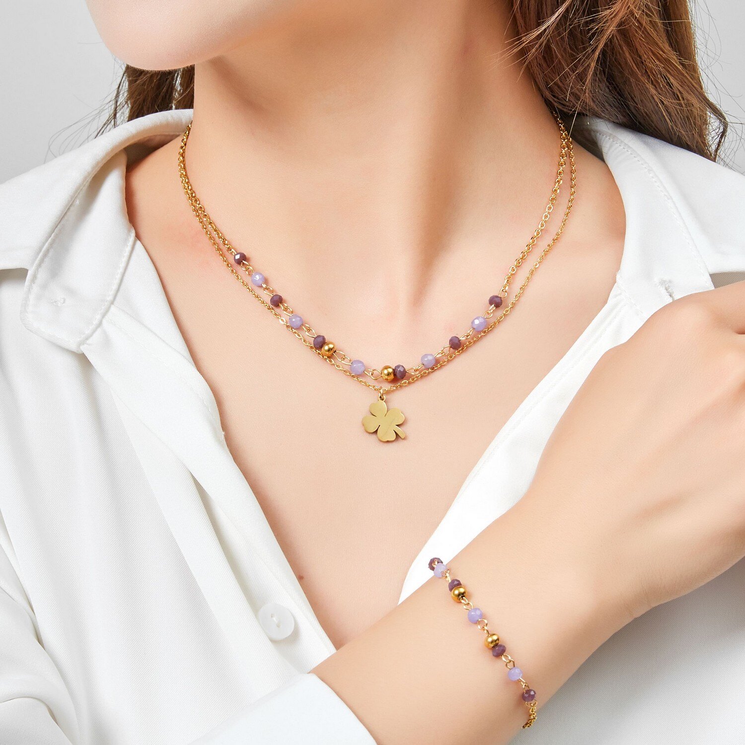 Mayorista BELLE MISS - Viena - Collar de acero