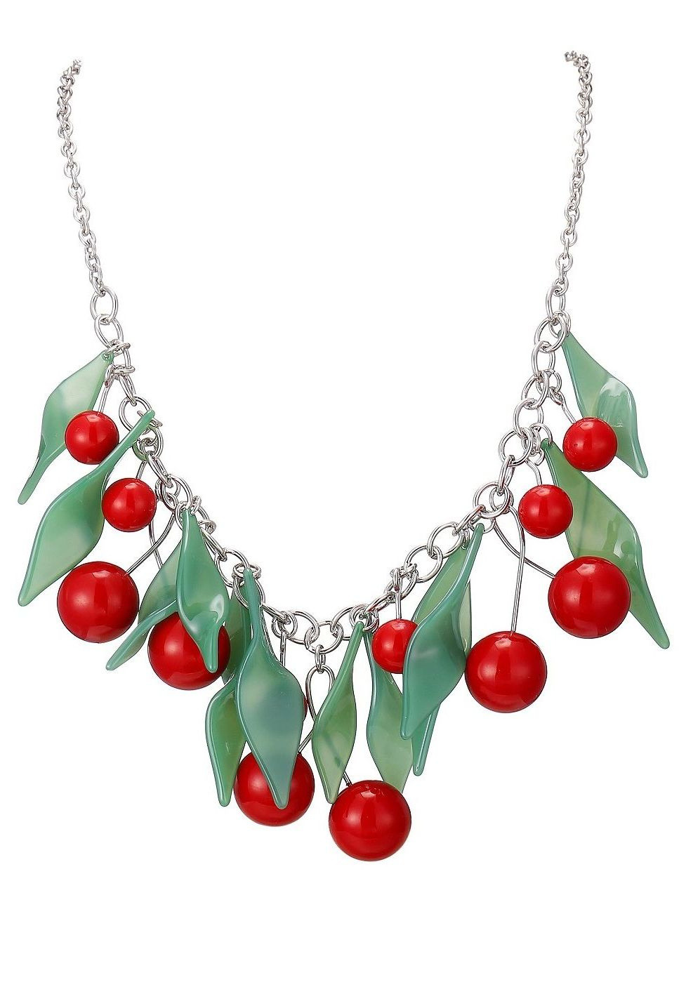 Mayorista BELLE MISS - Cara - Collar rojo