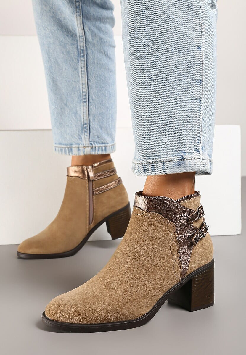 Wholesaler BELLE SHOES - Suede ankle boot
