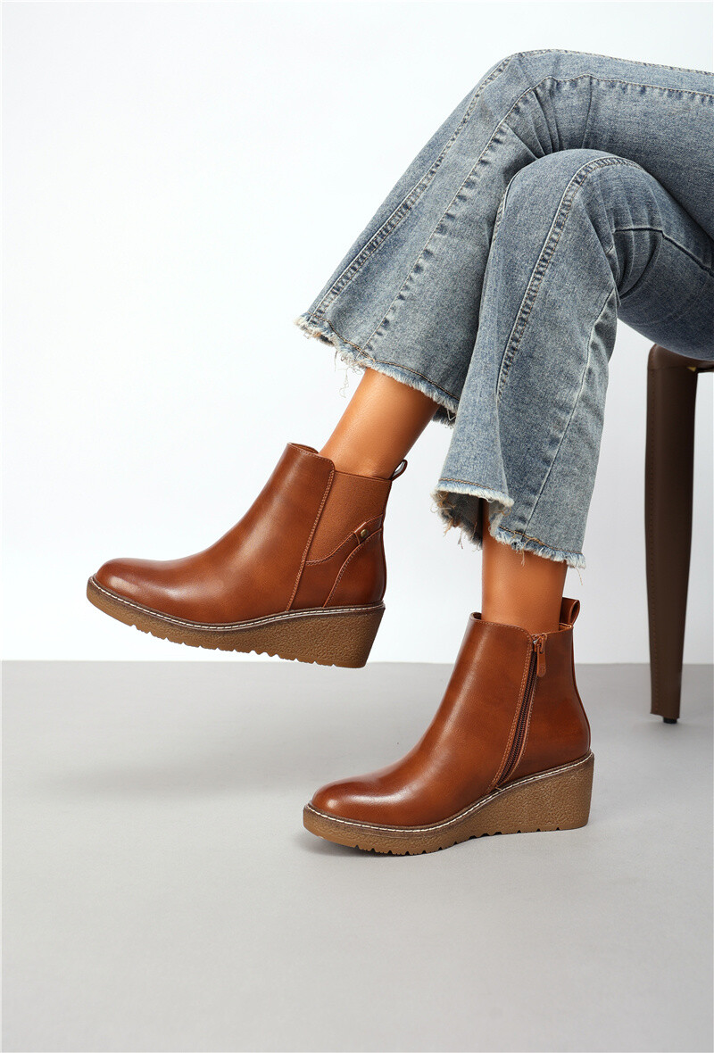 Großhändler Belle Women | Super Mode - Keilstiefel mit Gummizug