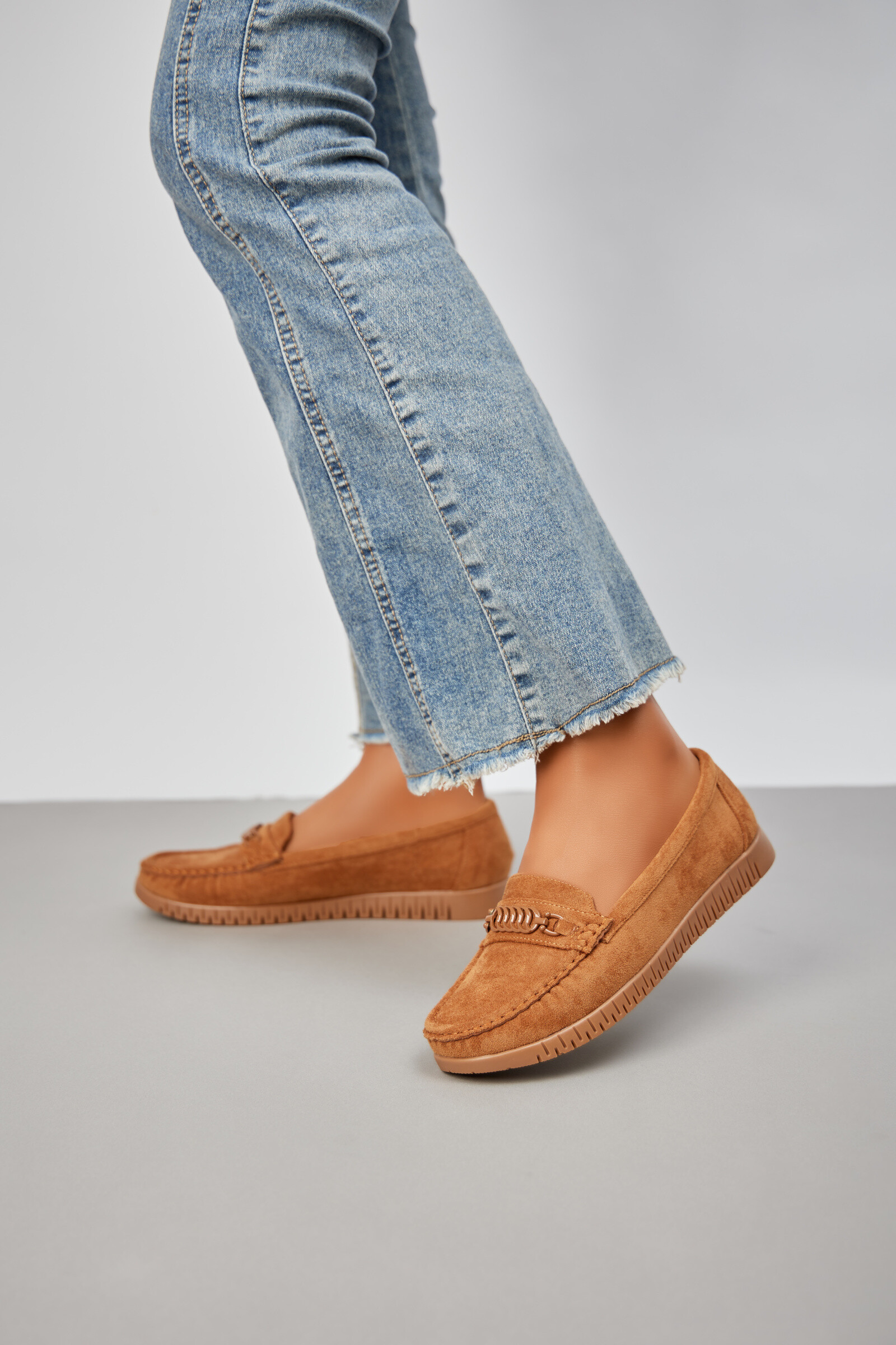 Wholesaler Belle Women | Super Mode - Comfort loafers with buckle