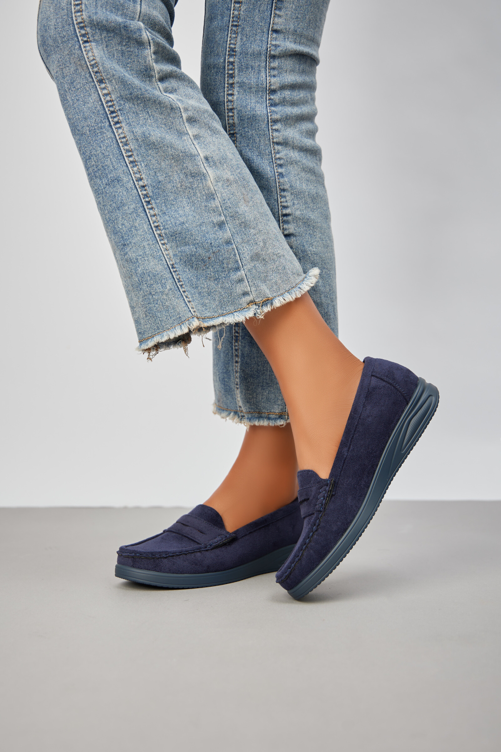Wholesaler Belle Women | Super Mode - Comfort suede loafers
