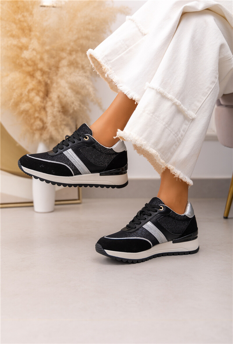 Großhändler Belle Women - Schnürsneaker mit Ledersohle