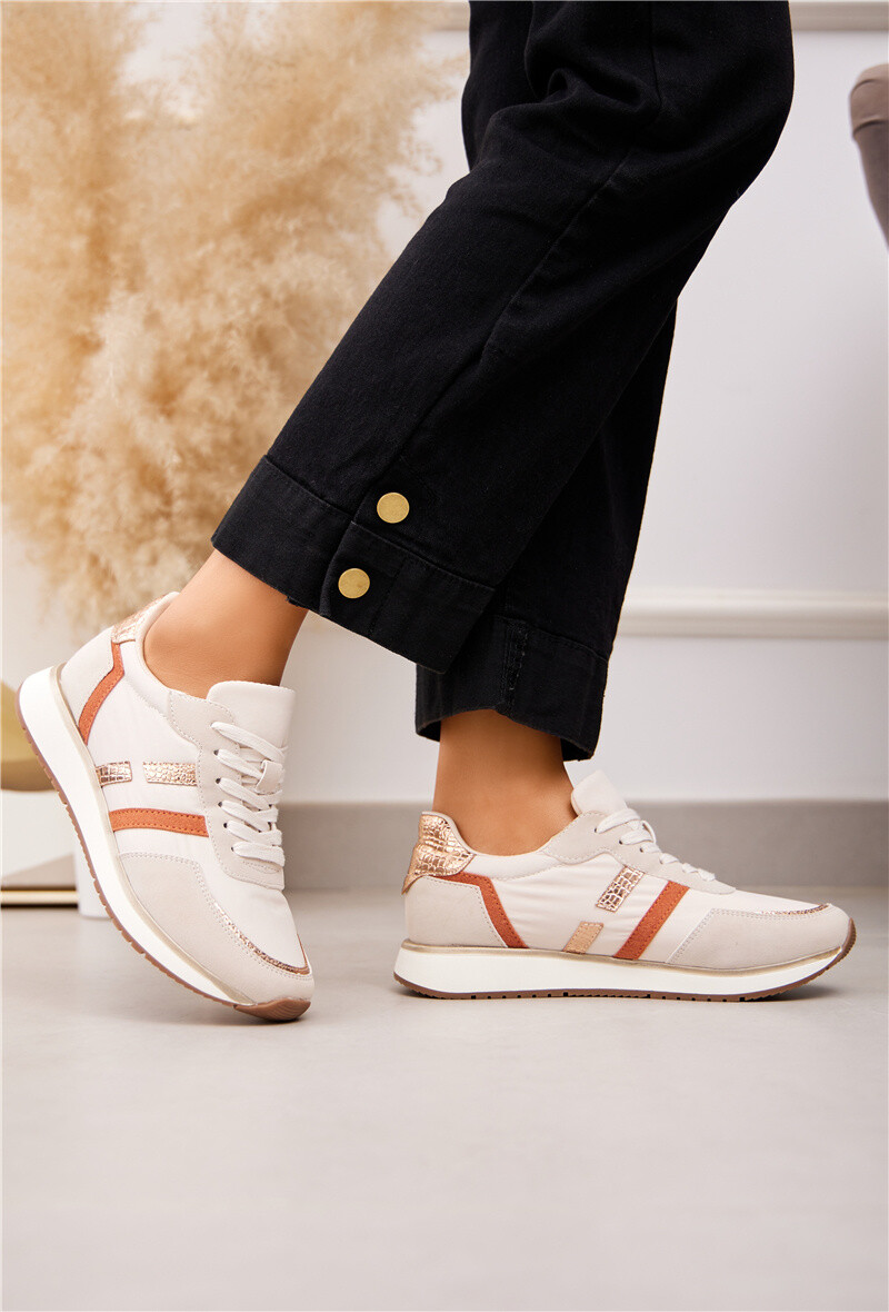 Großhändler Belle Women - Schnürsneaker mit Seitenstreifen