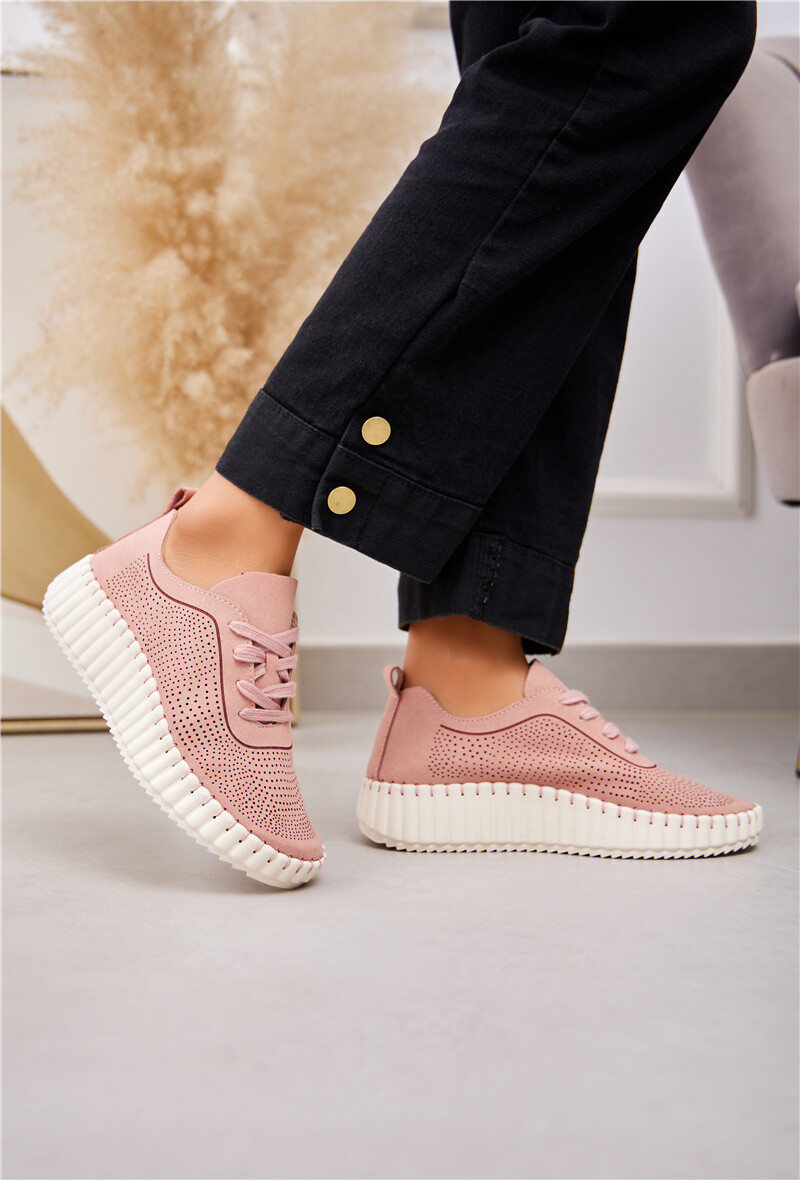 Großhändler Belle Women - Spitzen -Turnschuhe und offene Arbeiten in Nubuck