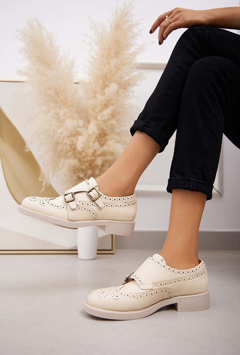 Grossiste Belle Women | Super Mode - Derbies brogue avec boucle
