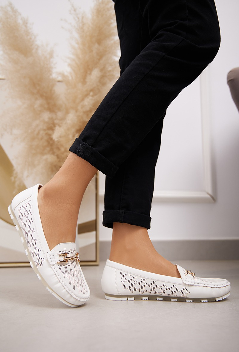 Mayorista Belle Women - Mocasín calado rombos con hebilla
