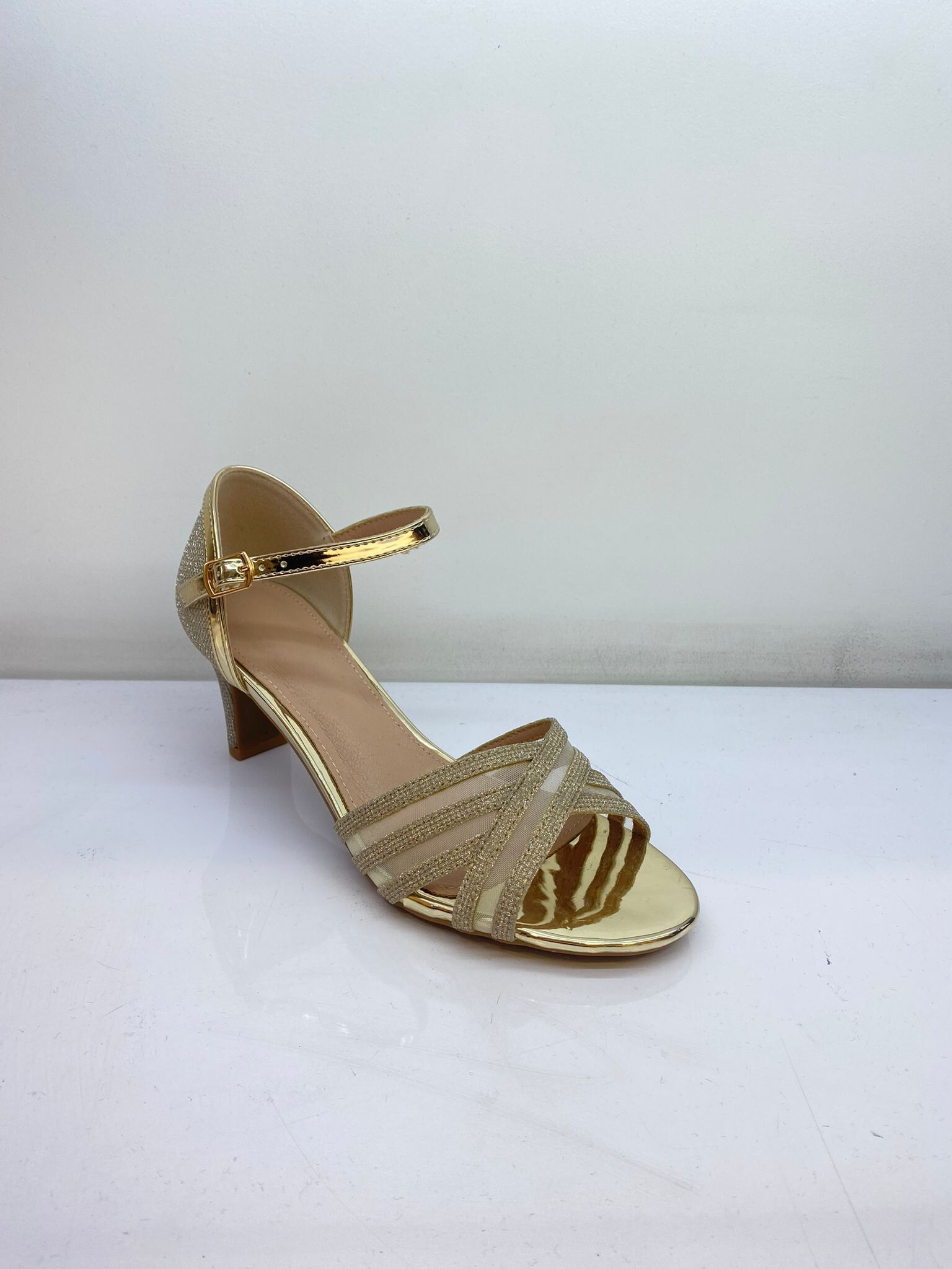 Wholesaler Belle Women - Salomé with crossed strap with sequins and open toes