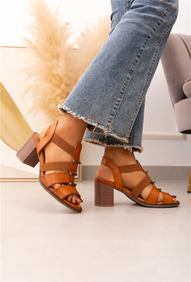 Mayorista Belle Women - Sandalias tacón con elástico