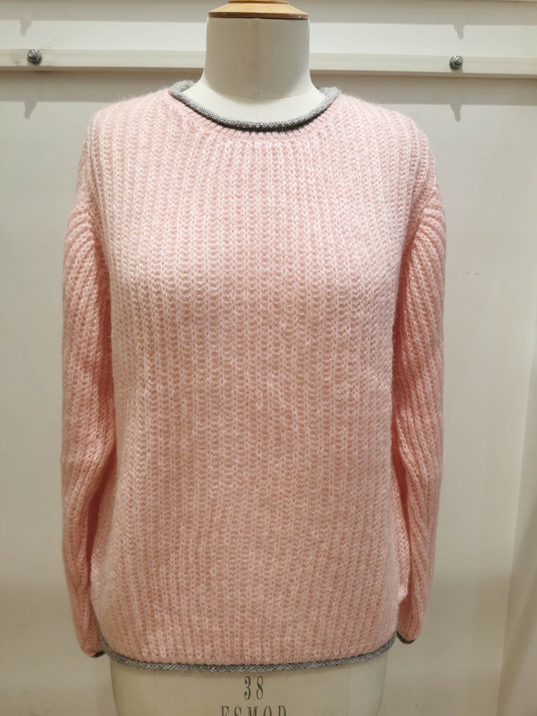 Mayorista Bellerina Paris - Jersey colorido con cuello redondo