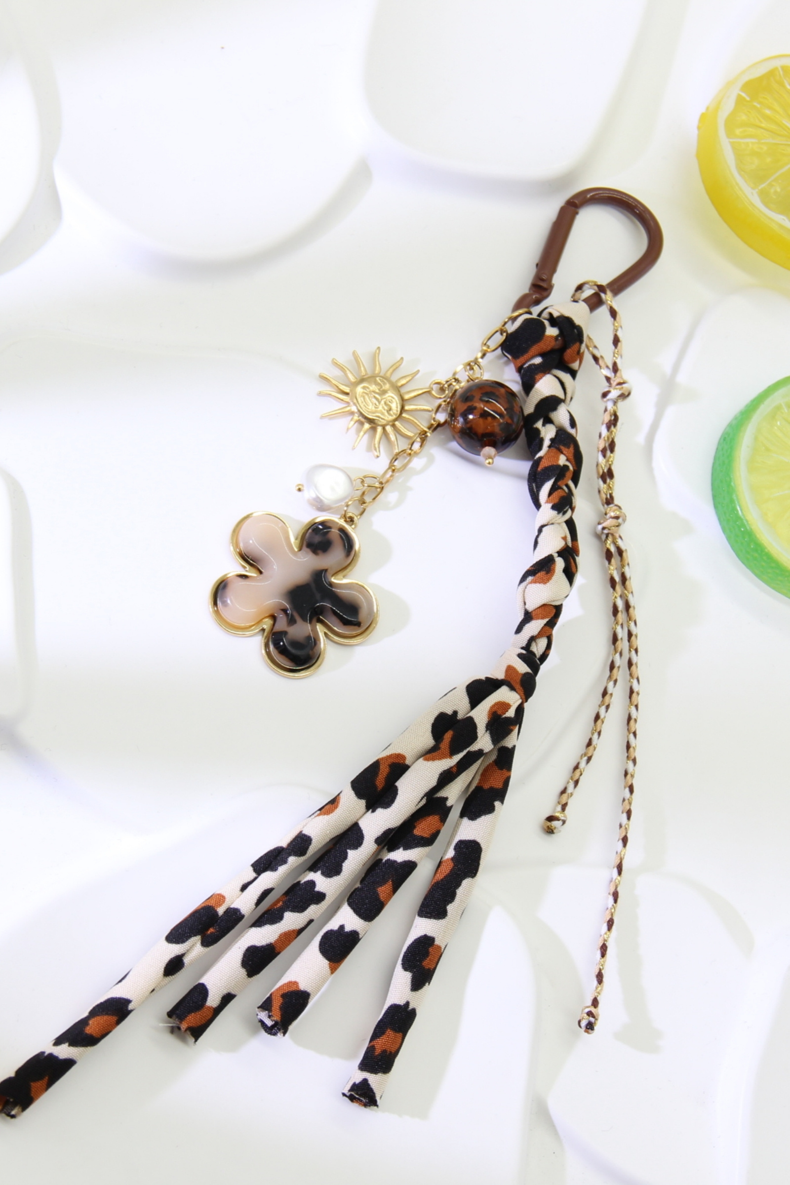 Grossiste Bellissima - Grigri de Sac Fleur Léopard / Porte-Clé