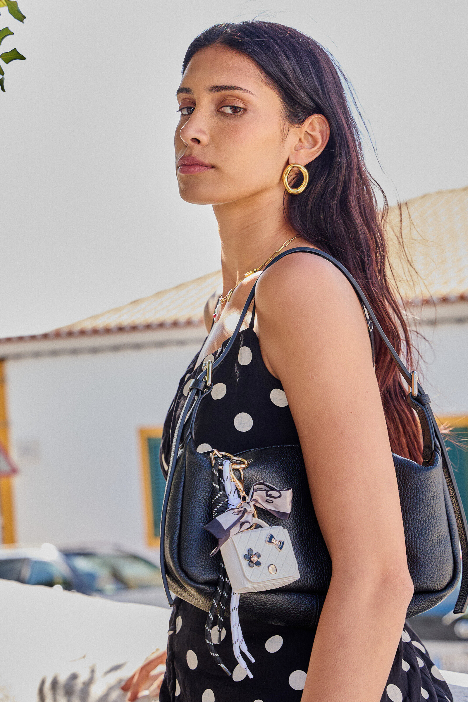 Wholesaler Bellissima - Bag & keychain Grigri headphones-Elegance and daily practicality!