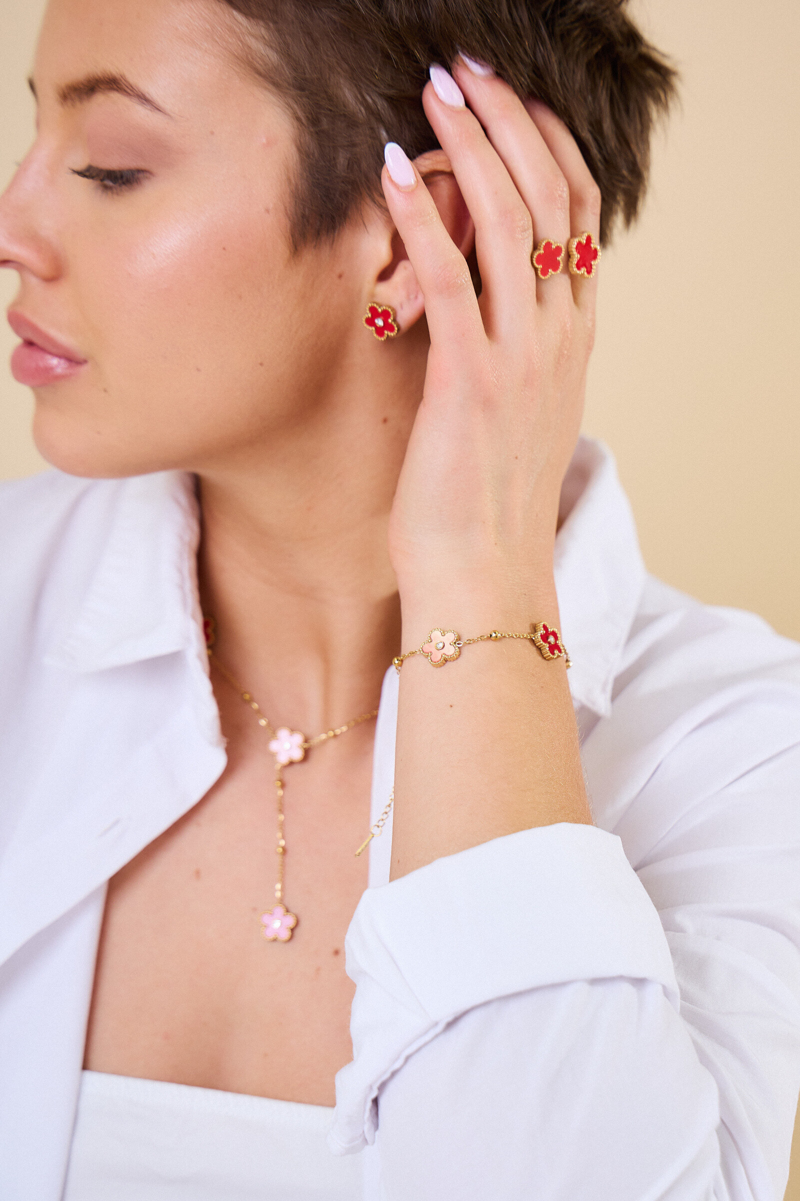 Grossista Bellissima - Frenzia ad anello regolabile in acciaio inossidabile: un gioiello alla moda