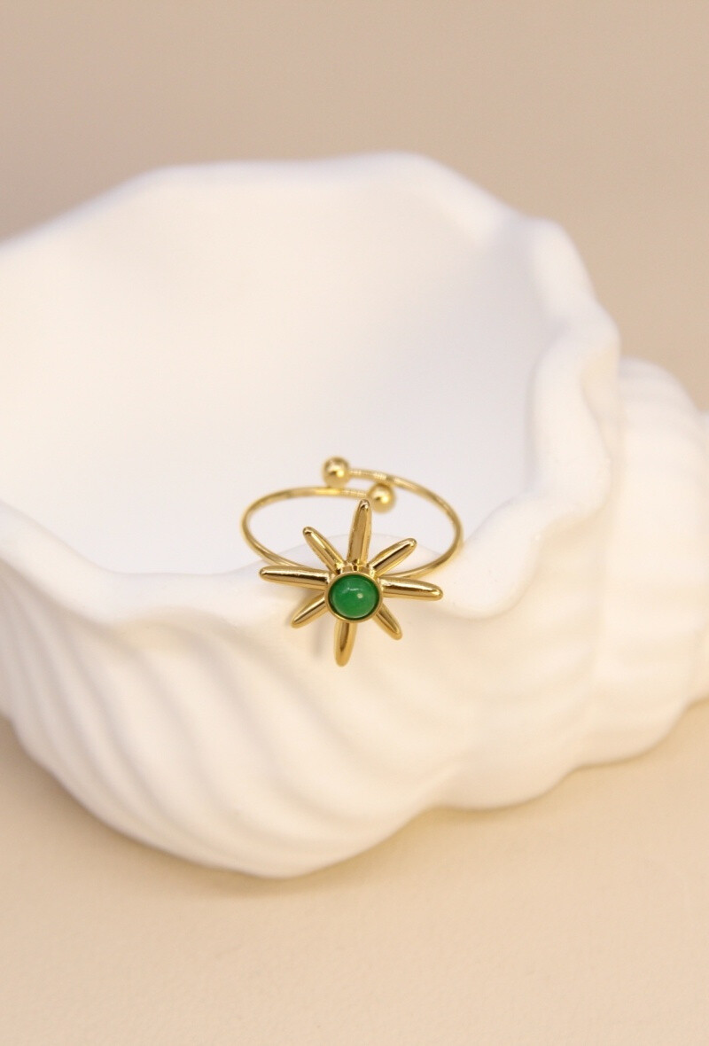 Mayorista Bellissima - Anillo de acero inoxidable Estrella del Norte