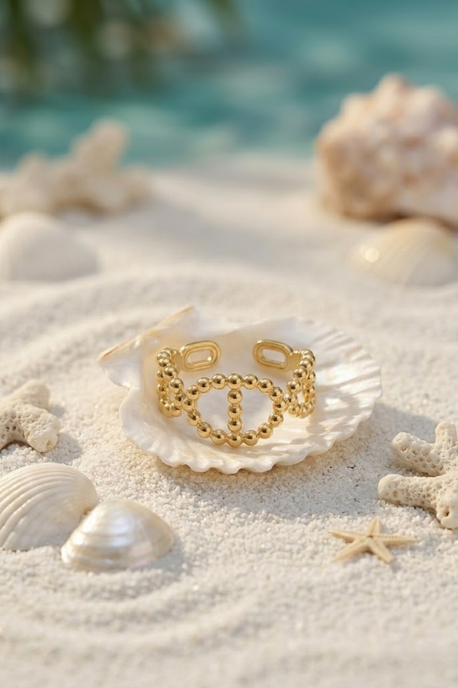Mayorista Bellissima - Anillo Ajustable de Eslabón Marino – Acero Inoxidable Chic