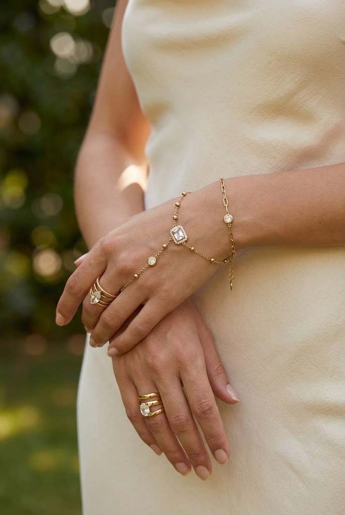 Grossiste Bellissima - Bague Prestige en Acier Inoxydable Ornée de Cristal Marquise