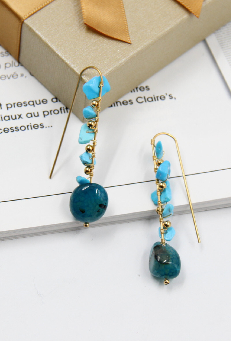 Grossiste Bellissima - Boucle d'oreille en acier
