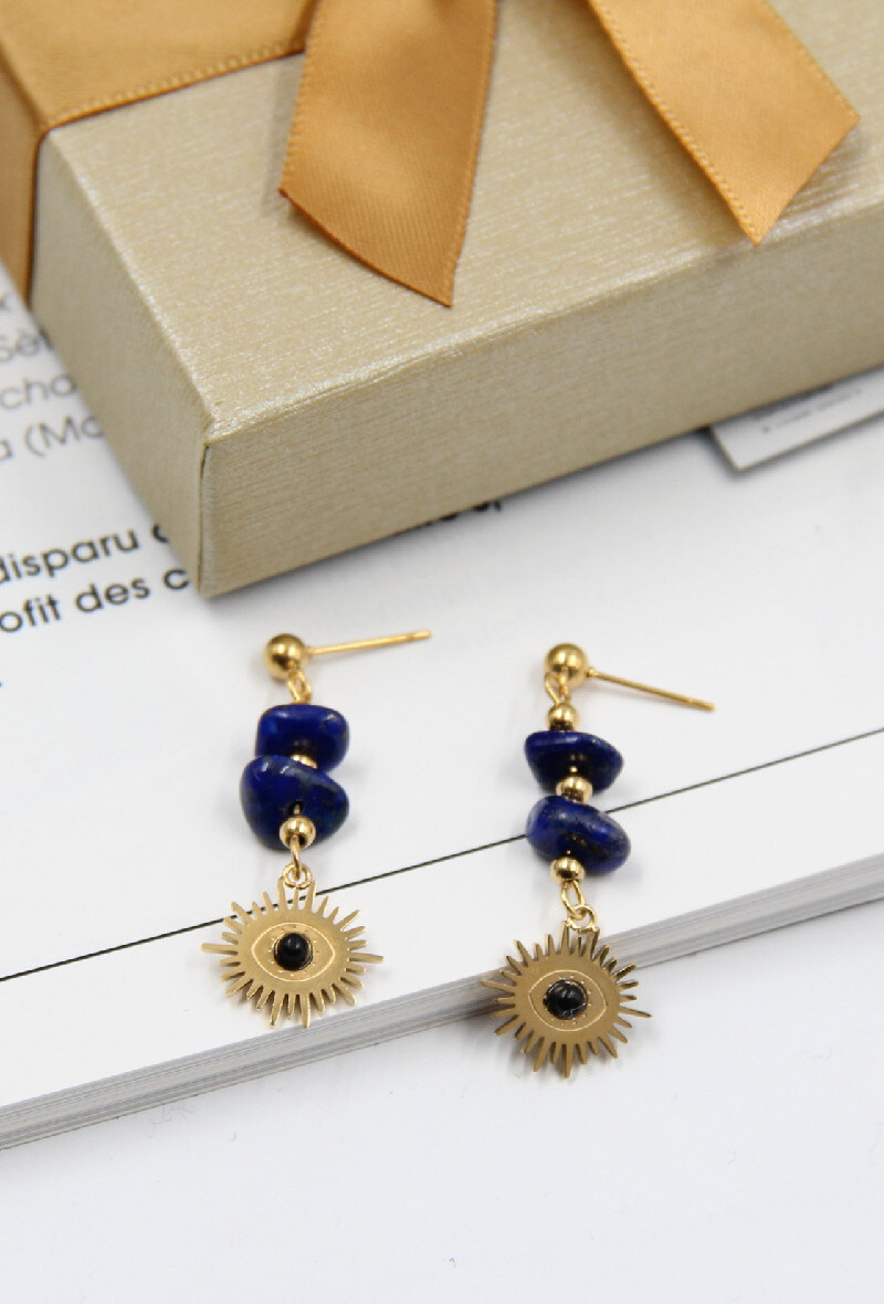 Grossiste Bellissima - Boucle d'oreille en acier