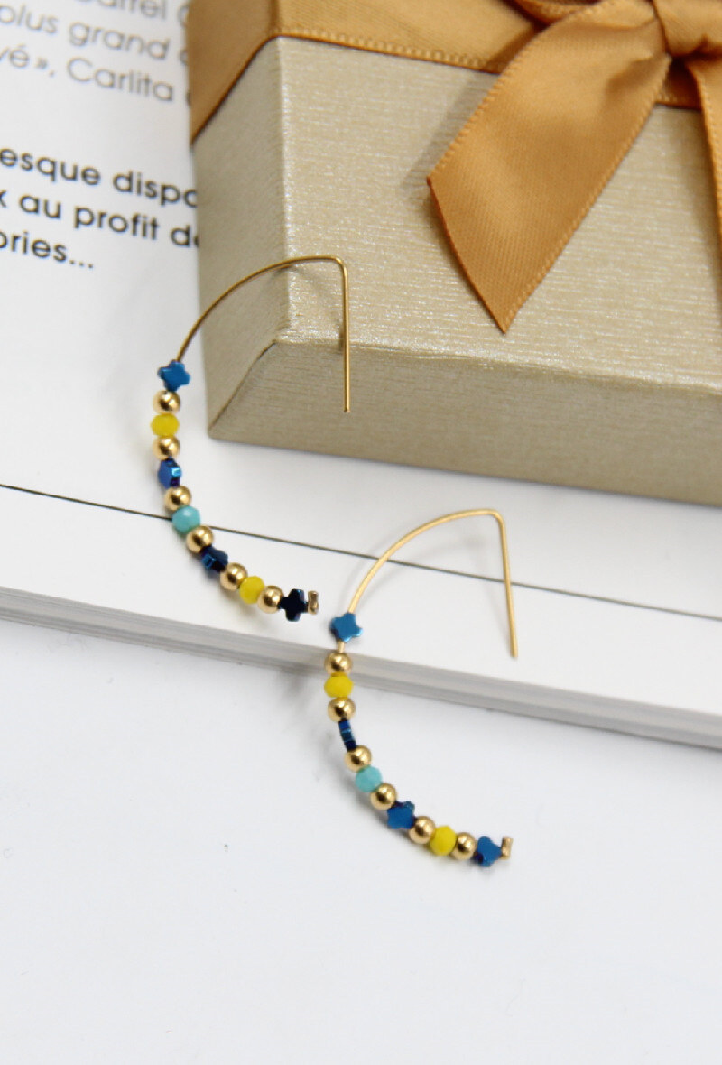 Grossiste Bellissima - Boucle d'oreille en acier