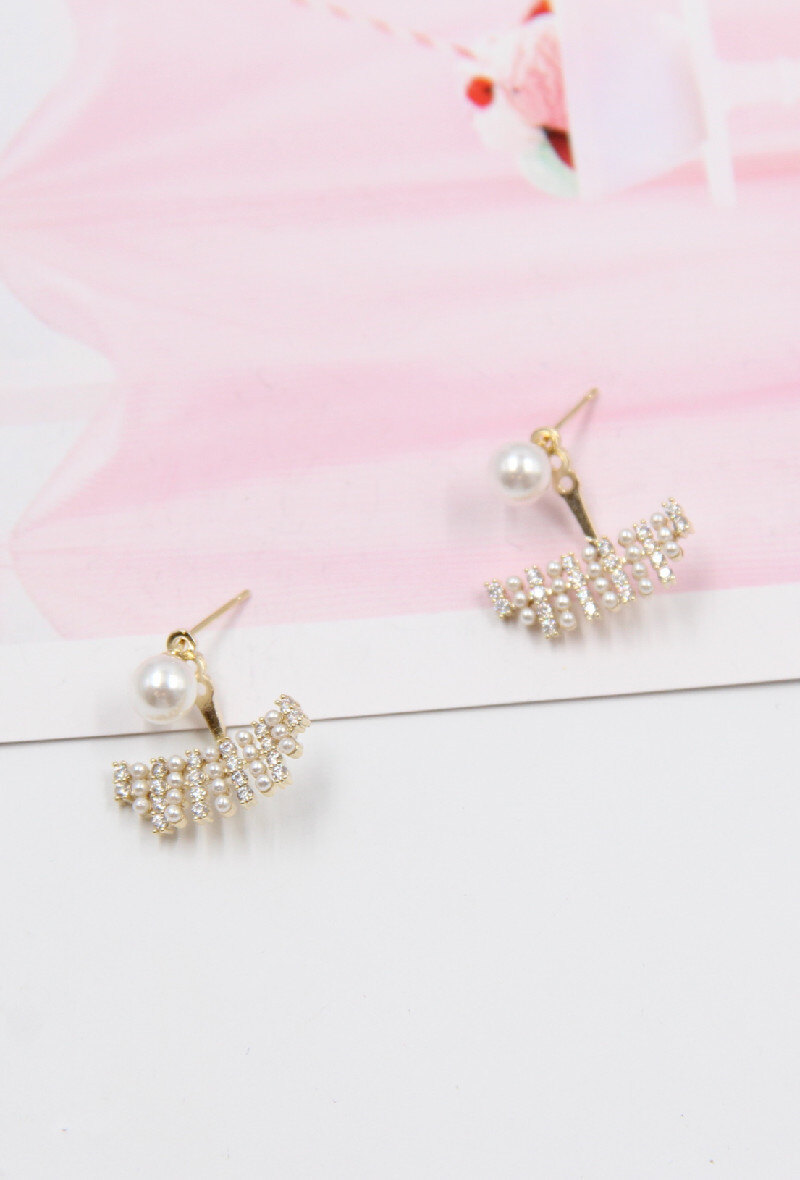 Grossiste Bellissima - Boucle d'oreille tige en argent 925