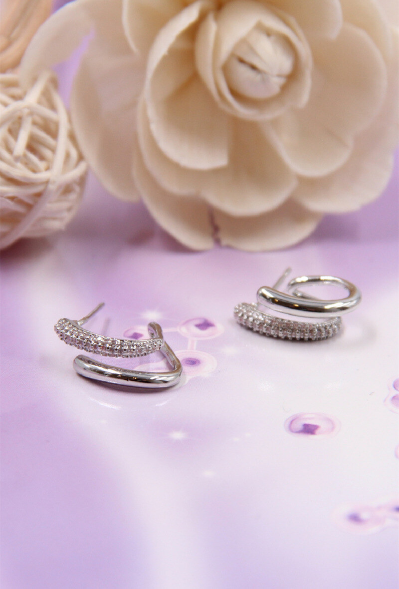 Mayorista Bellissima - Pendiente arete de plata 925