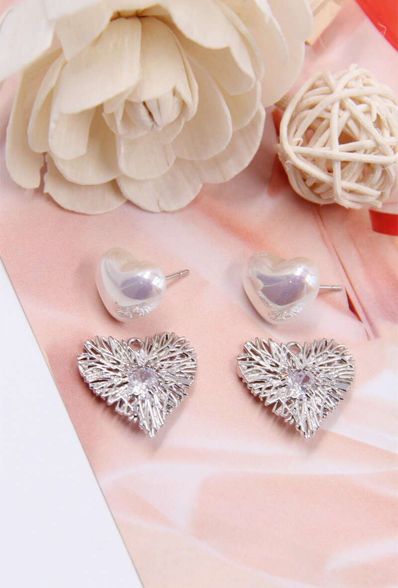 Grossiste Bellissima - Boucle d'oreille tige en argent 925
