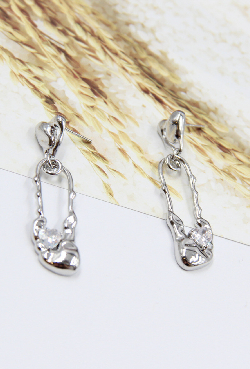 Mayorista Bellissima - Pendiente arete de plata 925